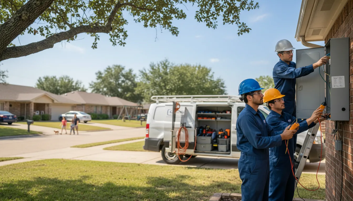 Certified electrician providing emergency electrical services in Red Cloud, NE